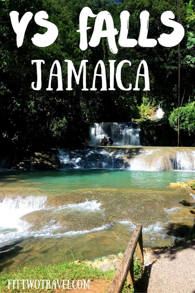 YS Falls rope swing jamaica