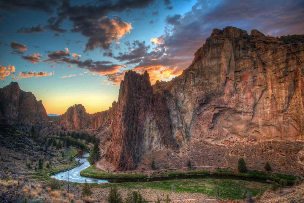 6 day trips from Portland Smith Rock State Park Oregon