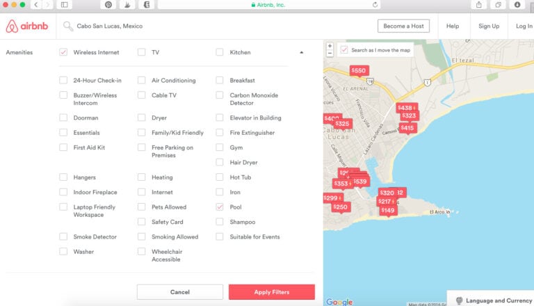 airbnb cabo fit two travel