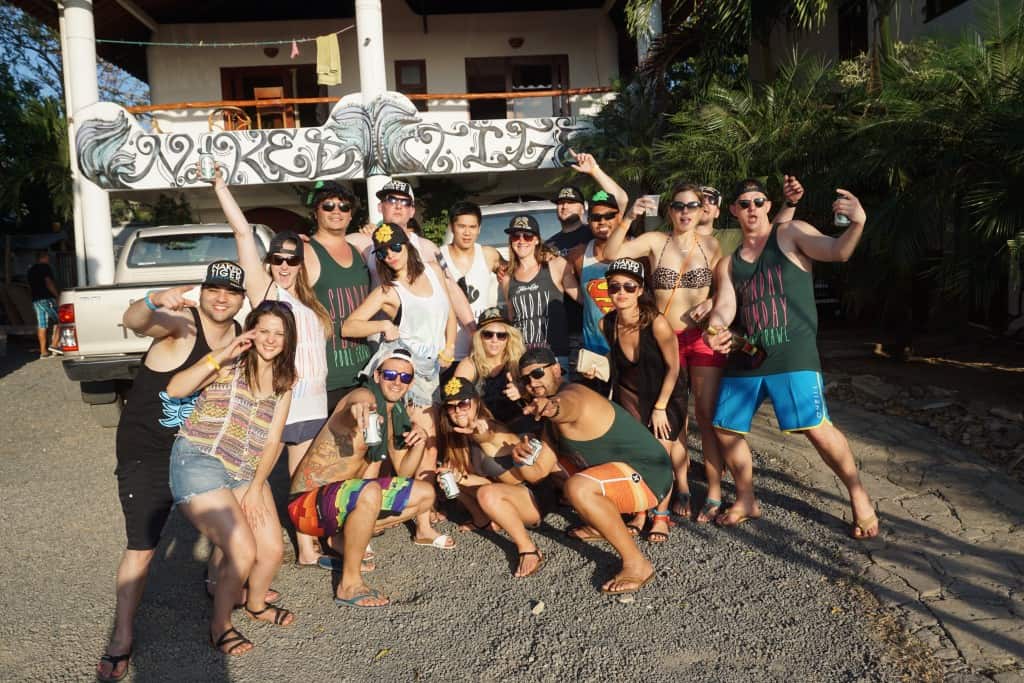 sunday funday pool crawl san juan del sur naked tiger