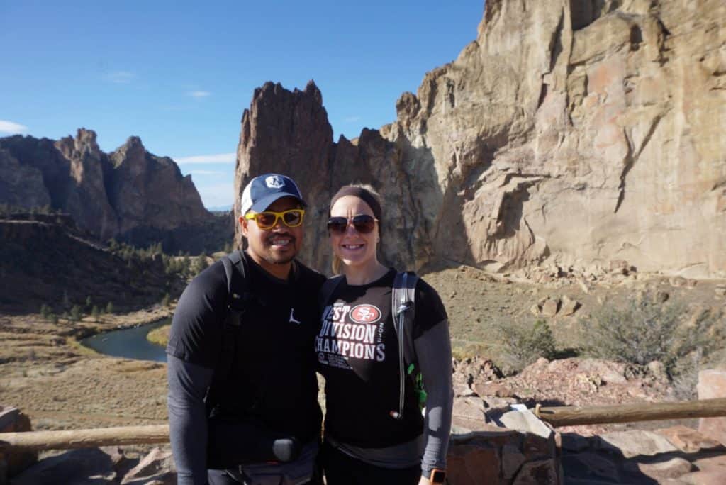 things to do in Bend, Oregon | hike smith rock state park fittwotravel.com