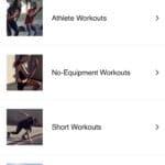 nike+ training club workout app