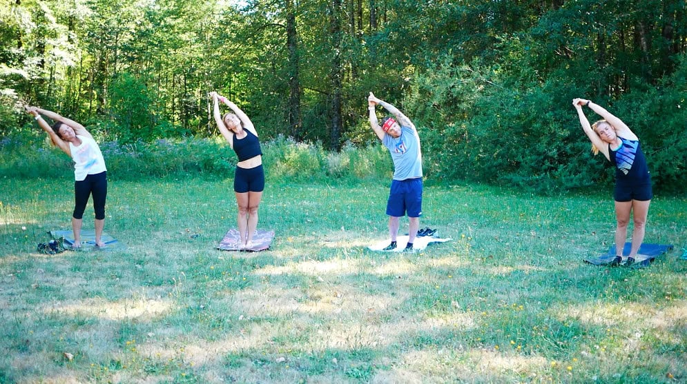 Yoga with Olympic athletes