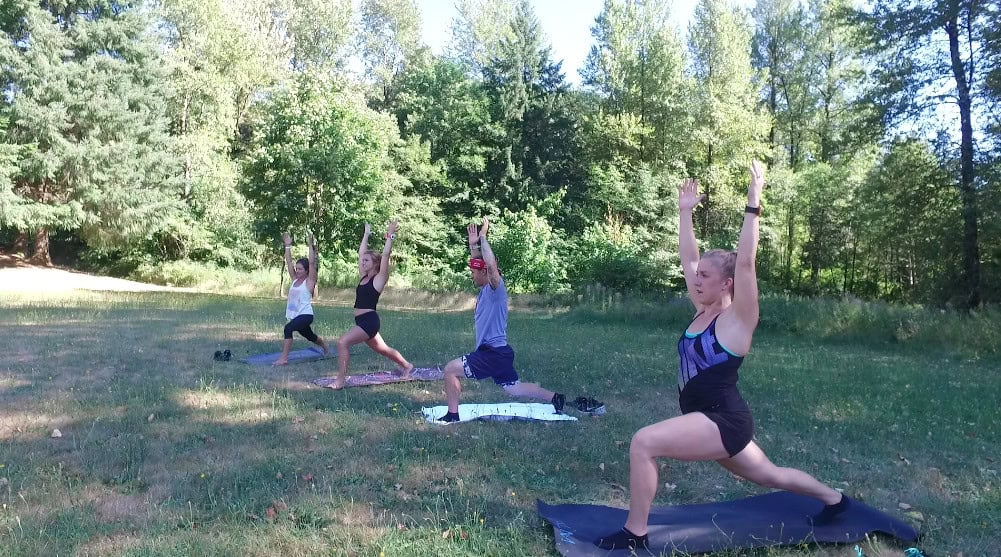 yoga with olympians