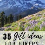 Essential outdoor gift guide with gift ideas for hikers, campers and outdoor adventurers. Over 35 gifts to find the perfect gift for your friends and family #hiking #camping