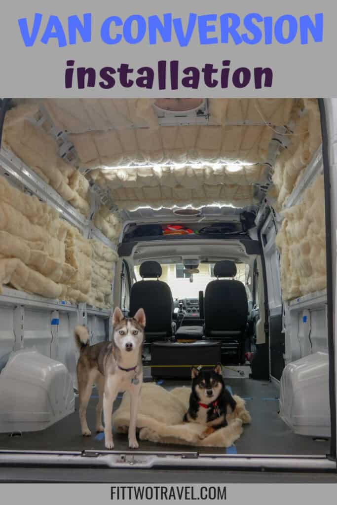 how to install campervan insulation and why we used havelock wool for our van insulation #vanbuild #vanlife