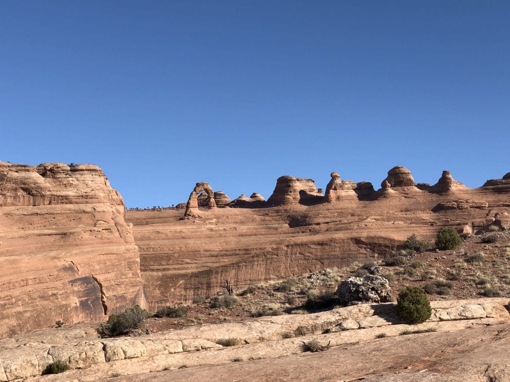 Delicate arch hike 
