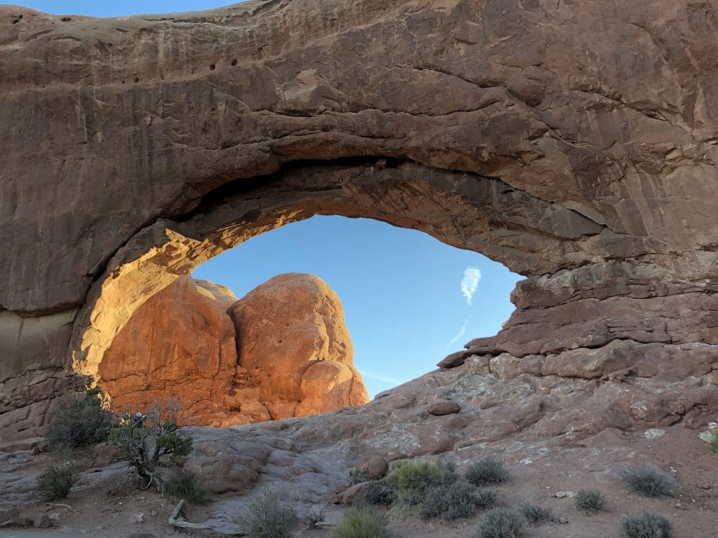 the windows hike arches national park